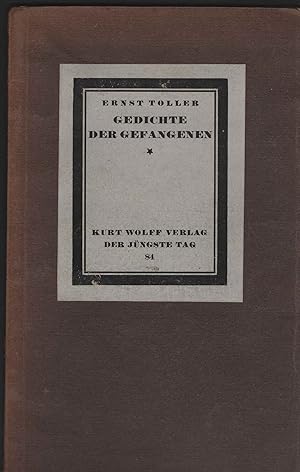 Gedichte der Gefangenen. Ein Sonettenkreis. (= Der Jüngste Tag Band 84).