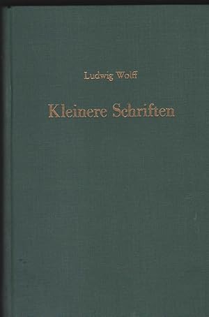 Kleinere Schriften zur altdeutschen Philologie. Herausgegeben von Werner Schröder. (= Kleinere Sc...