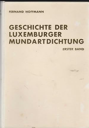 Bild des Verkufers fr Geschichte der Luxemburger Mundartdichtung. Erster Band: Von den Anfngen bis zu Michel Rodange. Zweiter Band: Von Aendri Duchscher bis zur Gegenwart. Mit einer Bibliographie von Carlo Hury und einem Geleitwort von Hugo Moser (Bonn). Portrt-Zeichnungen von Tony Hagen. zum Verkauf von Antiquariat Dirk Borutta