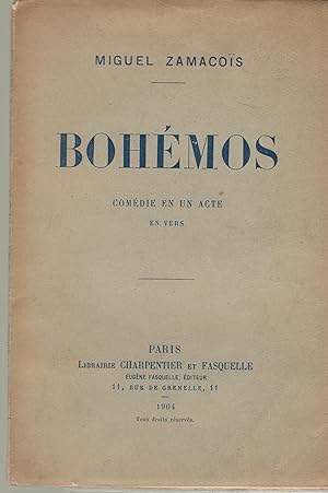 Seller image for Bohmos - Comdie en un acte, en vers. for sale by PRISCA