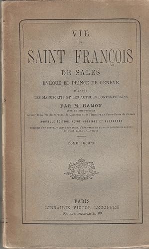 Bild des Verkufers fr Vie de Saint Franois de Sales, vque et prince de Genve.; tome second. zum Verkauf von PRISCA