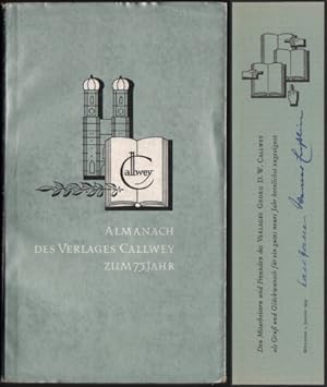 Almanach des Verlages Georg D.W. Callwey zum 75. Jahr.