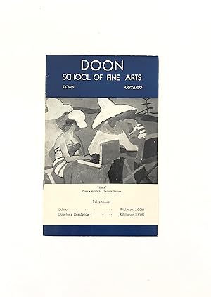 Doon School of Fine Arts 1952 Pamphlet (Ontario). With Board Members including A.J. Casson and A....