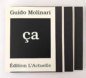 Guido Molinari. Ça. Edition L'Actuelle. SIGNED.
