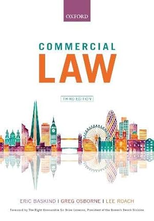 Bild des Verkufers fr Commercial Law zum Verkauf von WeBuyBooks