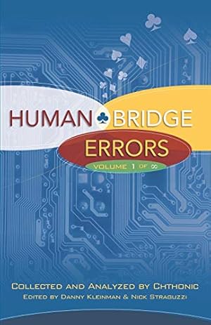 Bild des Verkufers fr Human Bridge Errors: 1: Volume 1 of Infinity zum Verkauf von WeBuyBooks