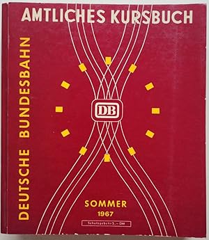 Amtliches Kursbuch Sommer 1967. Beilage: Kurswagenverzeichnis.