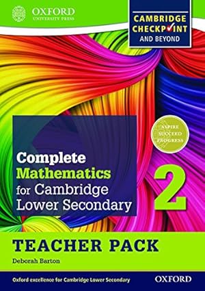 Imagen del vendedor de Complete Mathematics for Cambridge Lower Secondary Teacher Pack 2: For Cambridge Checkpoint and beyond a la venta por WeBuyBooks