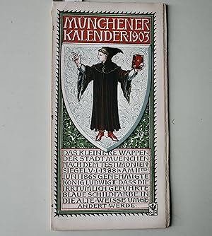 Bild des Verkufers fr Mchener Kalender 1903 zum Verkauf von Antiquariat Hubertus von Somogyi-Erddy