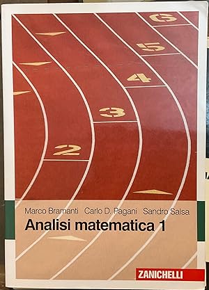 Bild des Verkufers fr Analisi matematica 1 zum Verkauf von Libreria Il Morto da Feltre