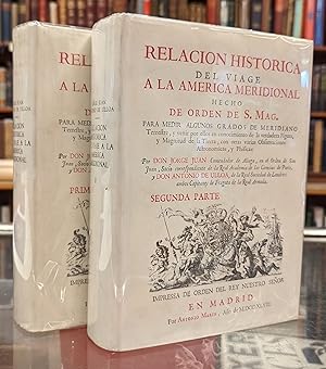 Relacion Historica del Viage a la America Meridional, 2 vol
