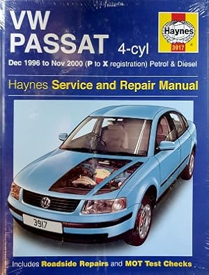 Bild des Verkufers fr VW Passat 4-cyl: Dec 1996 To Nov 2000 (P To X Registration) Petrol And Diesel zum Verkauf von Marlowes Books and Music