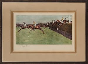 Grand National "Becher's Brook" Limited Edition #46/350 by Cecil Aldin