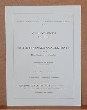 Petite Serenade Concertante für / pour / for Deux Hautbois et Cor anglais (Hg. Anton Myslik)