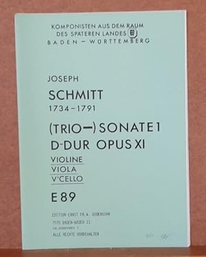 (Trio-) Sonate 1 D-DUR Opus XI (Violine, Viola, V`Cello)