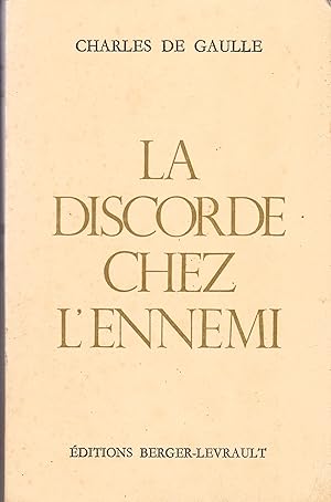 La discorde chez l'ennemi