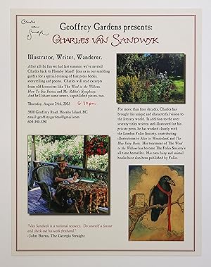 Geoffrey Gardens Presents: Charles Van Sandwyk [Artist Talk Promotion]