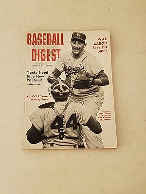 Imagen del vendedor de 1960 Baseball Digest: Will Aaron Ever Hit 400? - Could McGraw Win the Pennant Today? - Eddie Yost - Dodgers' Larry Sherry a la venta por rareviewbooks