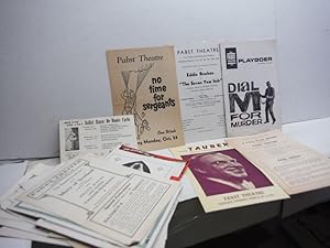 Lot of 34 Pabst Theatre Playbills