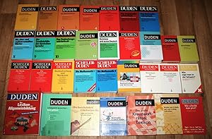 32 Bücher - DUDEN, Schülerduden, Schulwissen, Lexikon, Wörterbuch, Schülerhilfen.