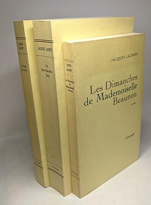 Bild des Verkufers fr Le miroir aux tiroirs + Les sous-ensembles flous + Les dimanches de Mademoiselle Beaunon --- 3 livres zum Verkauf von crealivres