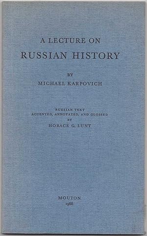A Lecture on Russian History
