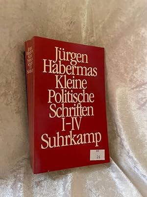 Seller image for Kleine politische Schriften I/ IV (Kt) suhrkamp-taschenbcher ; 61 for sale by Antiquariat Jochen Mohr -Books and Mohr-