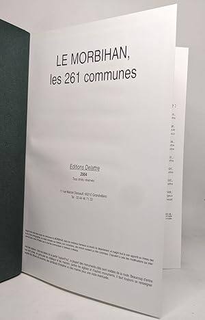 Image du vendeur pour Le Morbihan les 261 Communes mis en vente par crealivres
