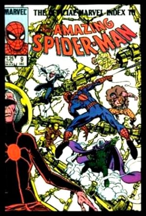 Imagen del vendedor de THE OFFICIAL MARVEL INDEX TO THE AMAZING SPIDER-MAN - Number 9 - December 1985 a la venta por W. Fraser Sandercombe