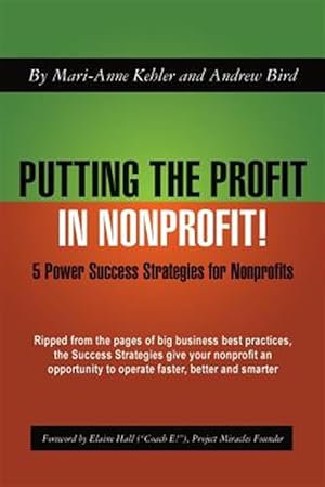 Imagen del vendedor de Putting the Profit in Nonprofit : 5 Power Success Strategies for Nonprofits a la venta por GreatBookPrices