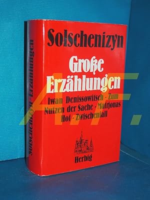 Bild des Verkufers fr Grosse Erzhlungen zum Verkauf von Antiquarische Fundgrube e.U.