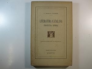 Seller image for LITERATURA CATALANA: PERSPECTIVA GENERAL for sale by Costa LLibreter