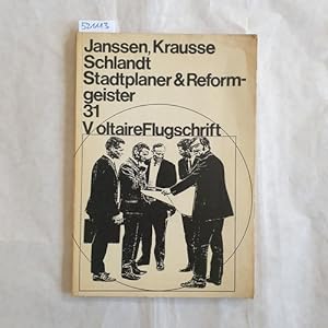 Image du vendeur pour Stadtplaner und Reformgeister mis en vente par Gebrauchtbcherlogistik  H.J. Lauterbach