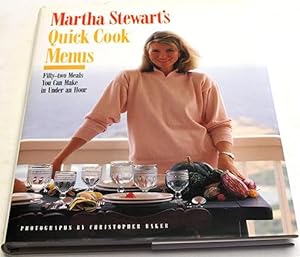 Seller image for Martha Stewart's Quick Cook Menus for sale by BOOKQUEST