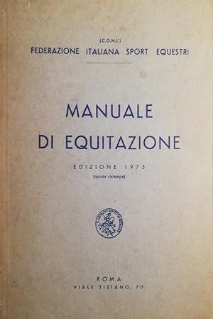 Seller image for Manuale di equitazione for sale by librisaggi