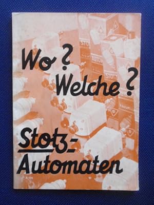 Bild des Verkufers fr Aufbau und Wirkungsweise der Stotz-Automaten. Ein Leitfaden zu ihrer Verwendung in der Praxis. zum Verkauf von Antiquariat Klabund Wien