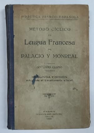 Imagen del vendedor de METODO CICLICO DE LENGUA FRANCESA. SEGUNDO CURSO. a la venta por Libros Tobal