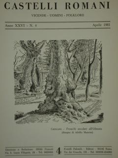 CASTELLI ROMANI. VICENDE - UOMINI - FOLKLORE. Anno XXVI - N. 3, Marzo 1981