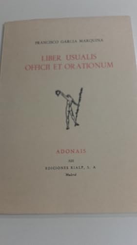 Seller image for LIBER USUALIS OFFICIT ET ORATIONUM for sale by LIBRERA COCHERAS-COLISEO