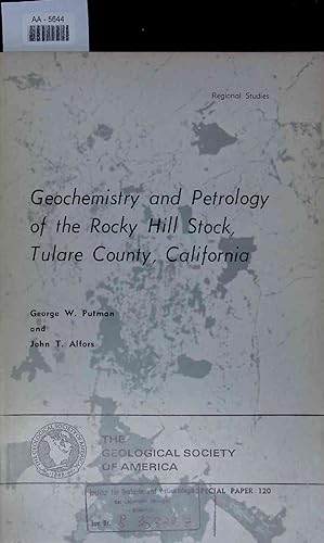 Imagen del vendedor de Geochemistry and Petrology of the Rocky Hill Stock, Tulare County, California. The Geological Society of America, Special Paper 120 a la venta por Antiquariat Bookfarm