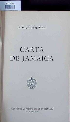 Imagen del vendedor de Carta de Jamaica. AD-2195 a la venta por Antiquariat Bookfarm