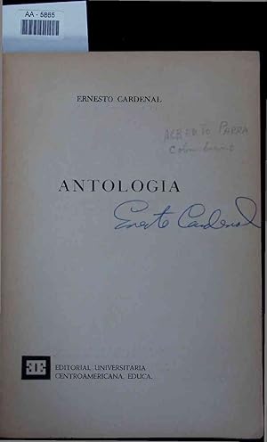 Imagen del vendedor de Antologia. AA-5865 a la venta por Antiquariat Bookfarm