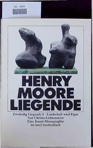 Bild des Verkufers fr Henry Moore Liegende. Zweiteilig Liegende I   Landschaft wird Figur. AD-2440 zum Verkauf von Antiquariat Bookfarm
