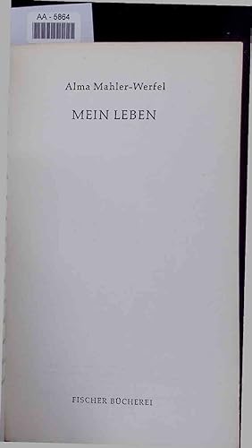 Bild des Verkufers fr Mein Leben. AA-5864 zum Verkauf von Antiquariat Bookfarm