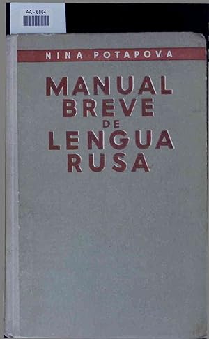 Seller image for Manual Breve de Lengua Rusa. AA-6864. Segunda edicion for sale by Antiquariat Bookfarm