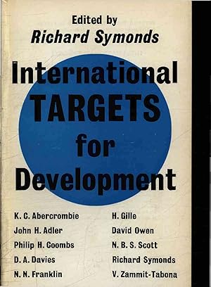 Immagine del venditore per International Targets for Development. venduto da Antiquariat Bookfarm