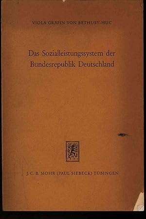Imagen del vendedor de Das Sozialleistungssystem der Bundesrepublik Deutschland. a la venta por Antiquariat Bookfarm
