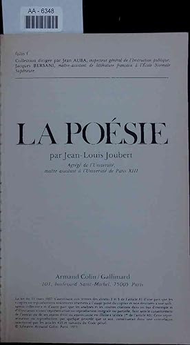 Image du vendeur pour La Poesie. AA-6348 mis en vente par Antiquariat Bookfarm