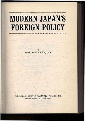 Seller image for Modern Japan's Foreign Policy. for sale by Antiquariat Bookfarm