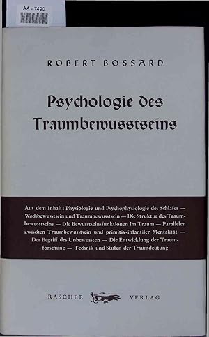 Seller image for Psychologie des Traumbewusstseins. for sale by Antiquariat Bookfarm